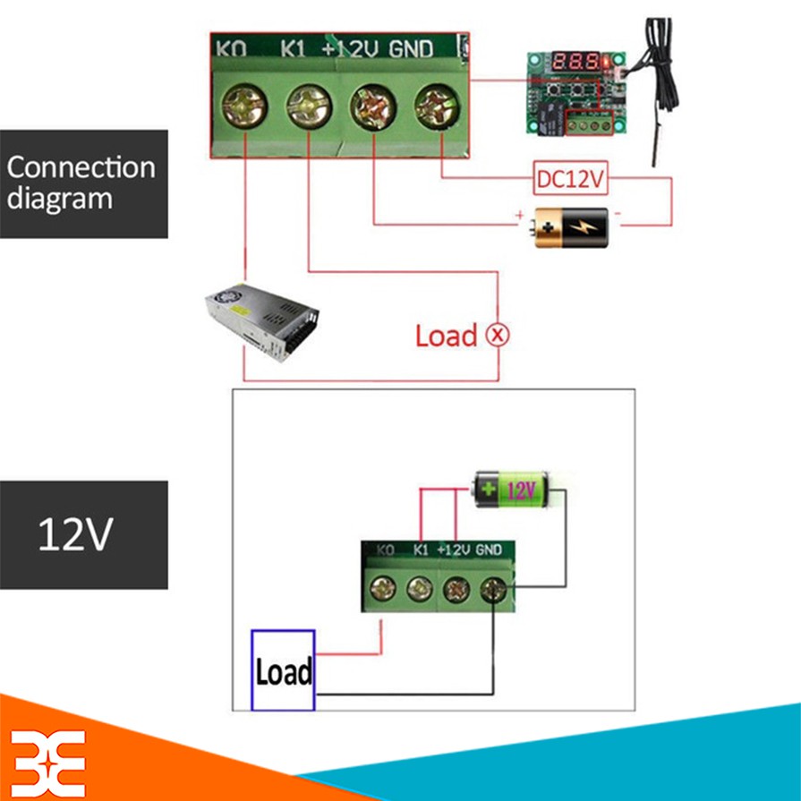 Module Điều Khiển Relay Bằng Cảm Biến Nhiệt Độ V2 Xịn