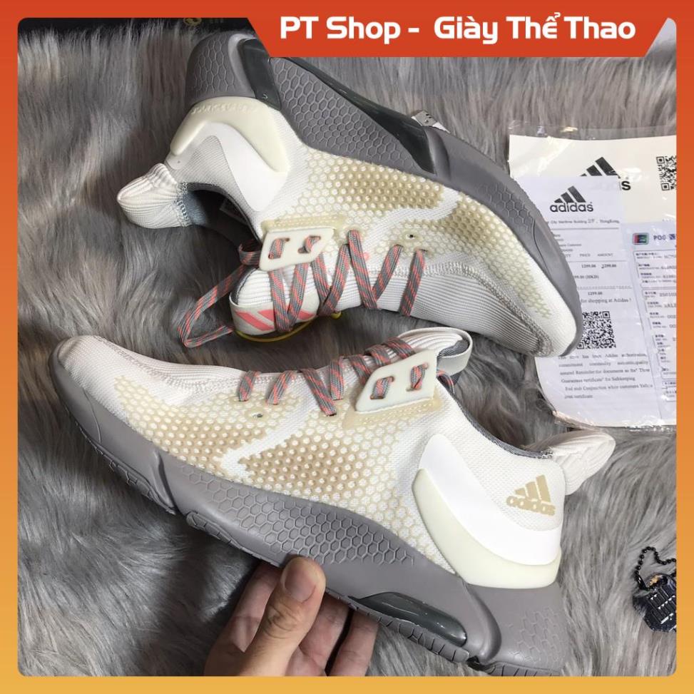 [FreeShip+Giá Hủy Diệt] Giầy Alphabounce xịn sò Full phụ kiện, Giày Sneaker Alphabounce 2020 sữa đế nâu , Hót trend