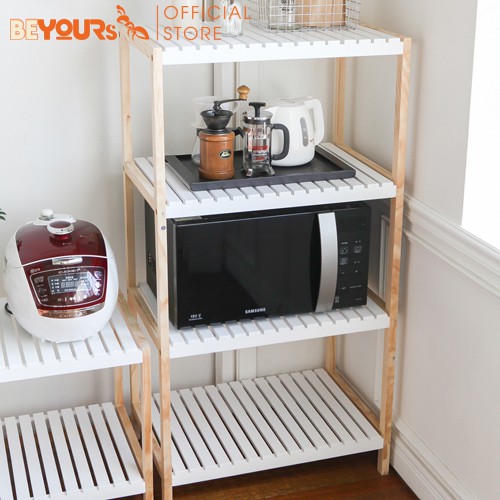 Kệ Gỗ Đa Năng Lò Vi Sóng Decor BEYOURs Oven Rack 4F Nội Thất Phòng Bếp Lắp Ráp Dễ Dàng