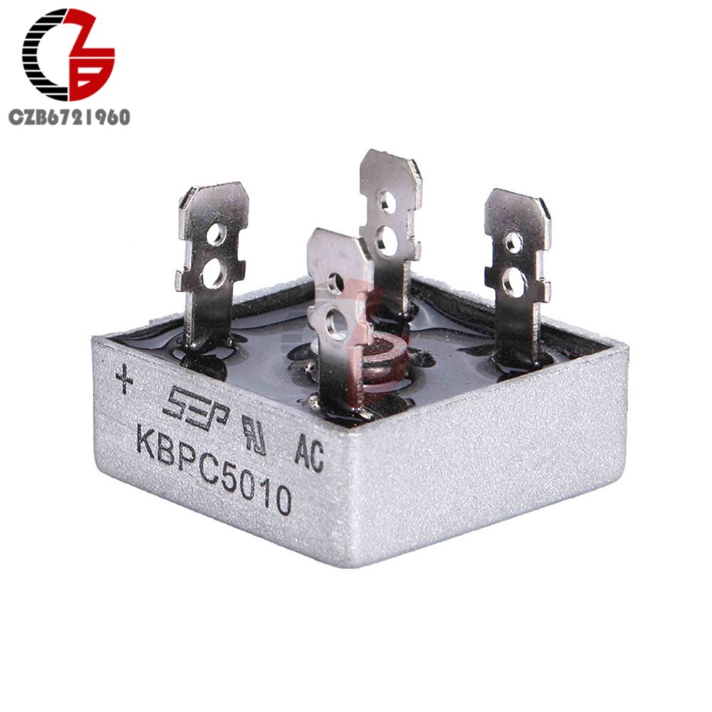 5Pcs KBPC1010 KBPC1510 KBPC2510 KBPC3510 KBPC3510W KBPC5010 Power Diode Bridge Rectifier 15A 25A 35A 50A 1000V KBPC Commutator | BigBuy360 - bigbuy360.vn