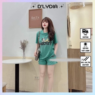 Đồ bộ đùi cotton hình Mickey xinh xắn D'LYDIA DN03