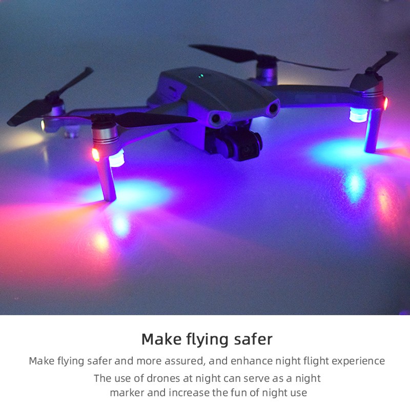 [Drone not include] Night Flight Light for DJI Mavic Air 2/Mavic Mini /Mavic Pro /Spark /Mavic Air 1 /Mavic 2 Pro Zoom Drone