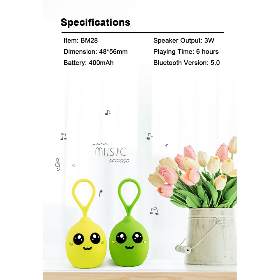 Loa Bluetooth Không Dây Mini ZIVEI BM28 Chất Lượng Cao