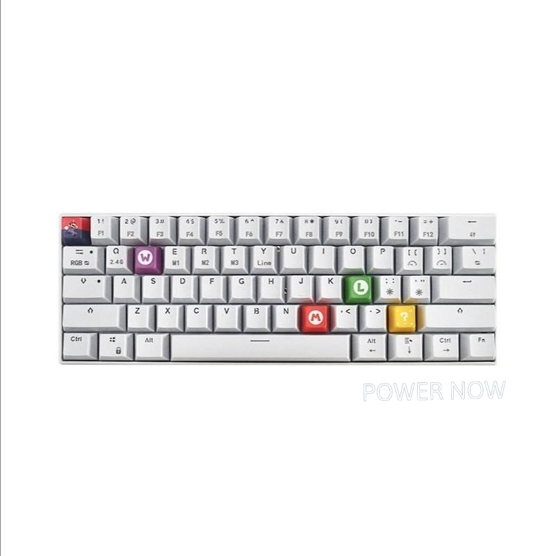 Bộ Keycaps Lẻ   PBT Mario, Pacman 5 Phím. OEM Profile Cho Bàn Phím Cơ