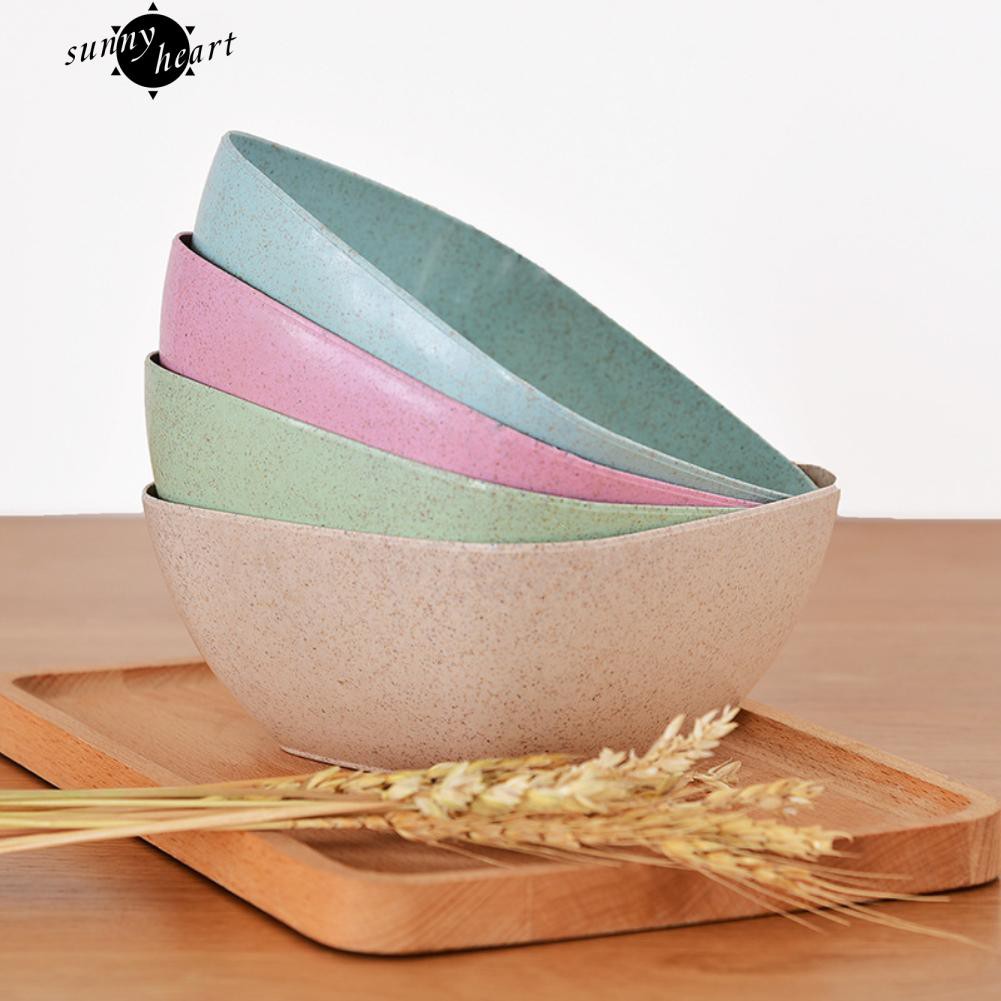 Bát ăn màu trơn hình vuông kiểu dáng đơn giản