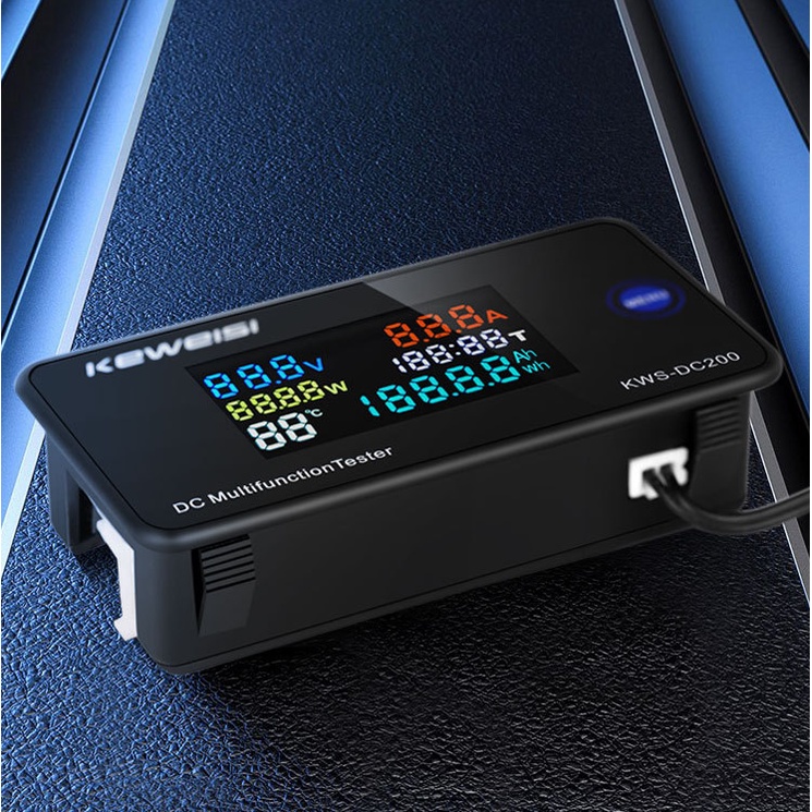 Đồng hồ đo điện DC 200V 50A cao cấp ( 6 thông số ) kèm trở Shunt