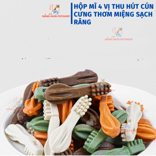 Xương gặm Orgo sạch răng, thơm miệng, bổ sung canxi cho chó