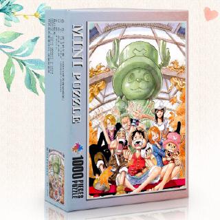 Ghép hình 1000 miếng dành cho người lớn siêu khó mini nổi tiếng - Tranh xếp hình anime one piece hoạt hình