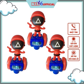 Robot squid game, đồ chơi giải trí cho bé chạy bằng pin có nhạc