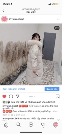 [ORDER] Áo khoác phao dáng dài