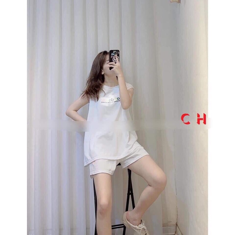 Áo tanktop ba lỗ chữ ngang AD HARI
