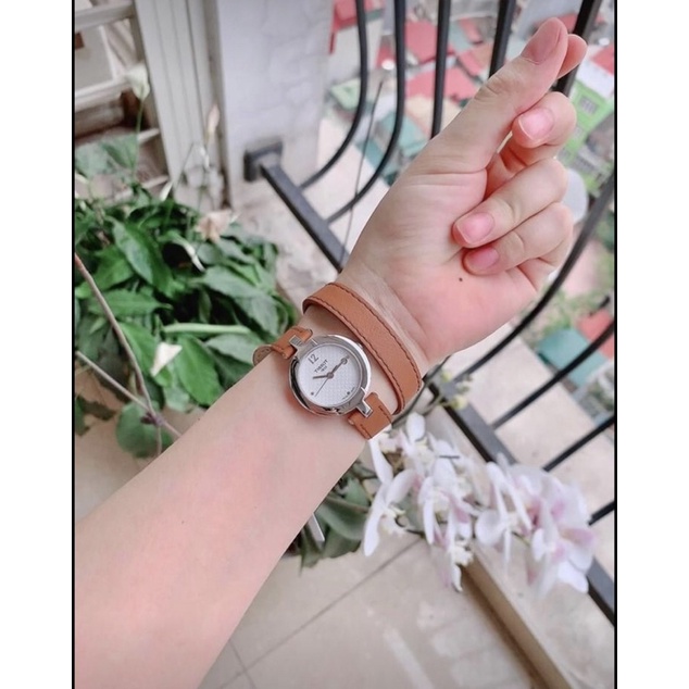 Đồng Hồ Nữ Dây Da Tissot size 28mm Dây Cuốn Thời Trang