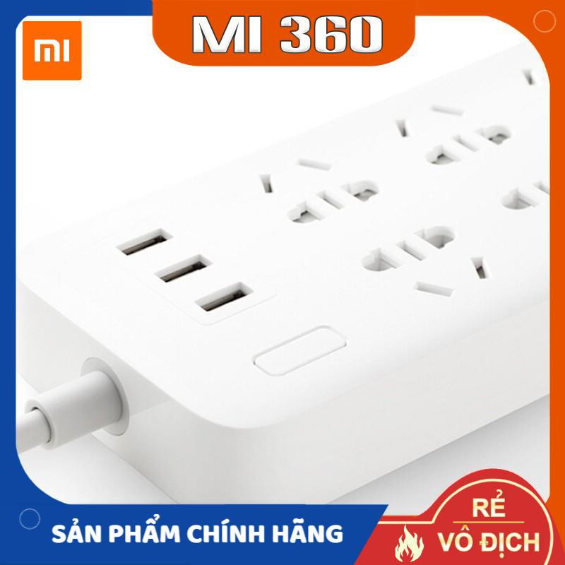 Ổ Cắm Điện Xiaomi Powerstrip 6 Holes 3 USB Chính Hãng