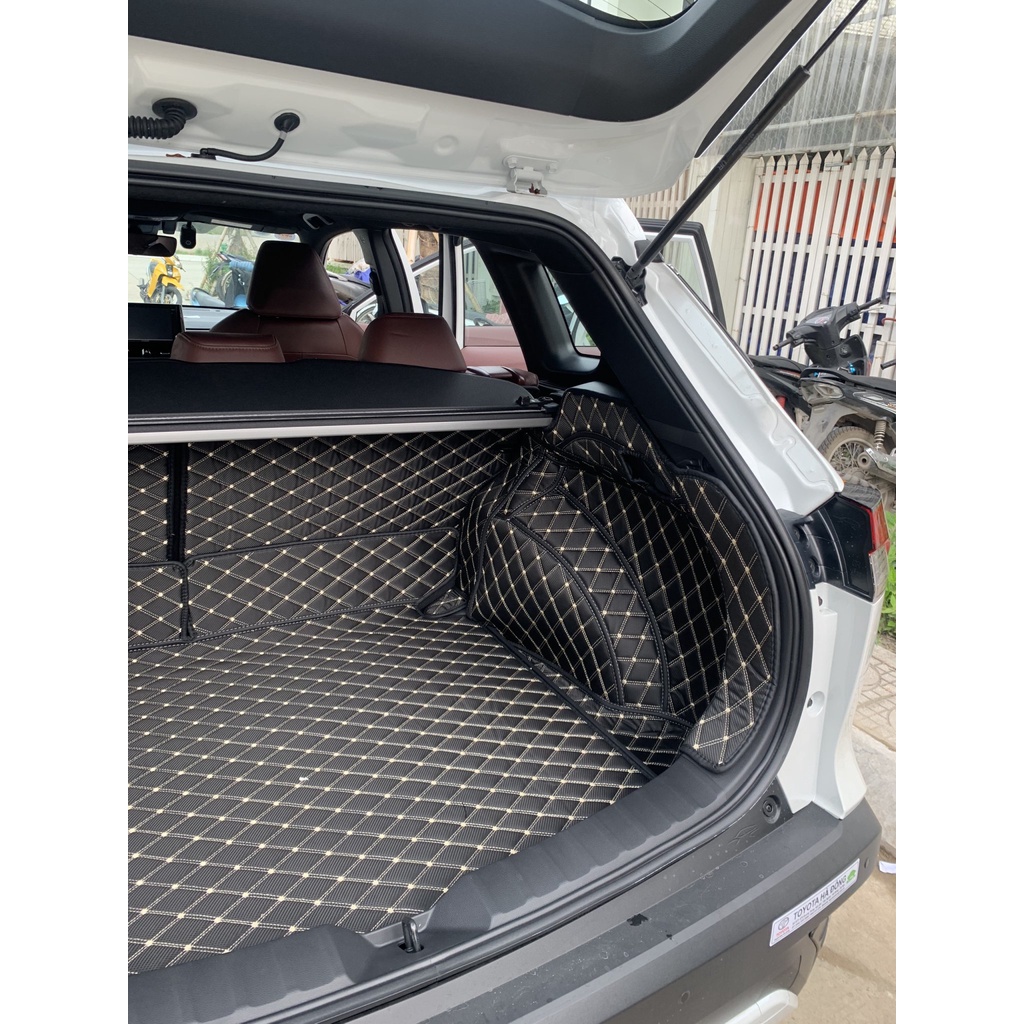 Lót cốp xe Toyota Corolla Cross - Thảm da Pu cao cấp, chống nước, chống xước