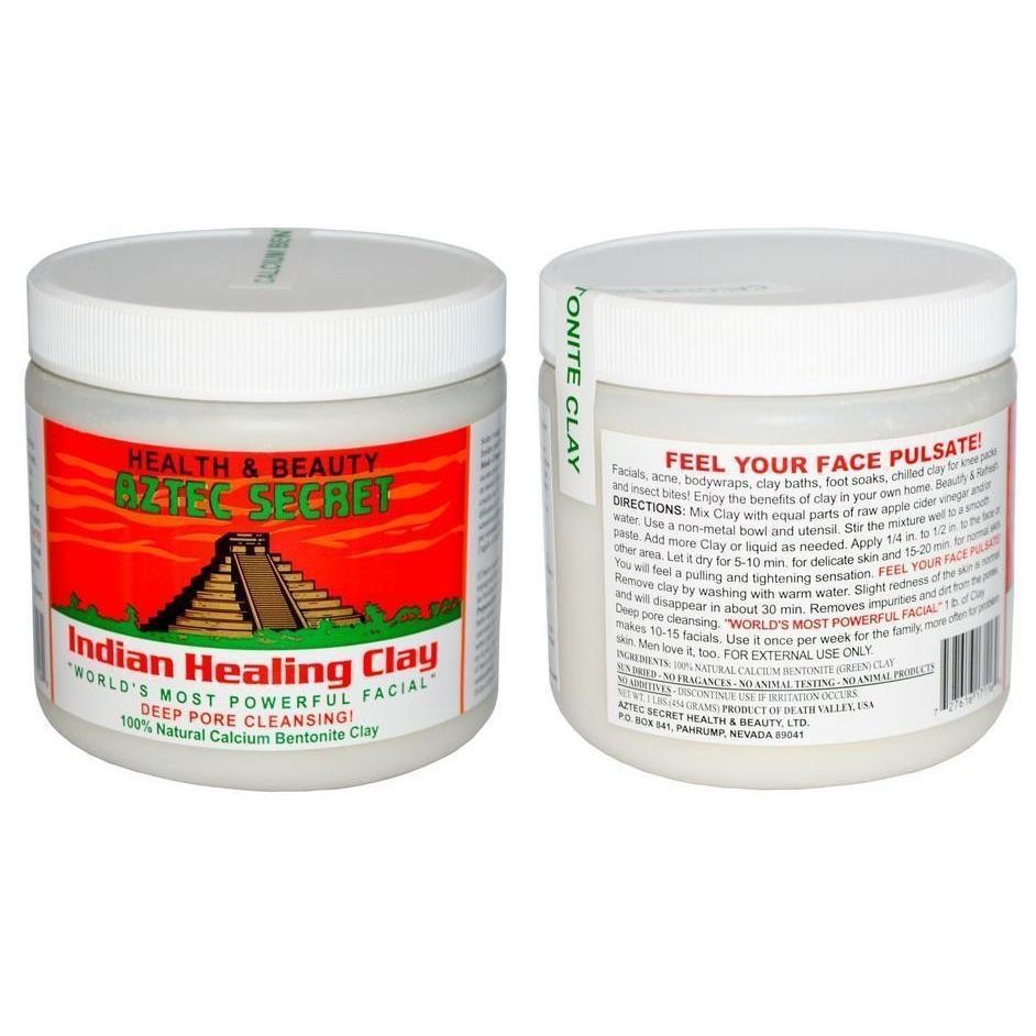 BỘT ĐẤT SÉT ẤN ĐỘ AZTEC SECRET INDIAN HEALING CLAY HỘP 454G