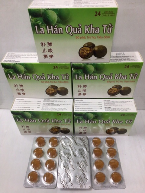 La Hán Quả Kha Tử bổ phế ,trừ ho, tiêu đờm