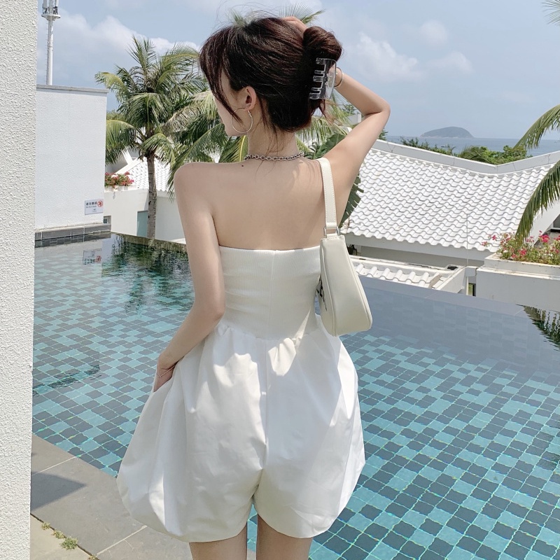 Áo Liền Quần Thiết Kế Mới Thời Trang Mùa Hè Theo Phong Cách Hàn Quốc Cho Nữ