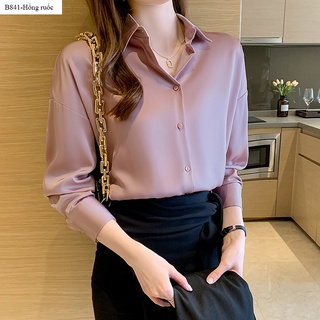 Áó sơ mi nữ form rộng sang trọng -B841
