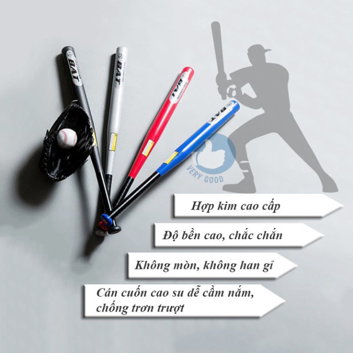 DH ❌GIÁ SỈ❌ Gậy đánh bóng chày 71cm (28 inch) tập luyện cùng nhau và thi đấu thể thao BAT đúc nhôm, đúc sắt luyện kim cứ