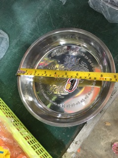 khay tròn inox
