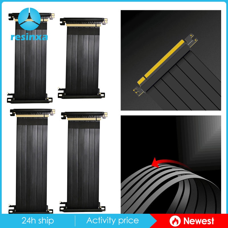 Universal Full 0 PCIE X16 Riser Card Extension - Cáp nối dài 180 3.0 - có Antijam cho