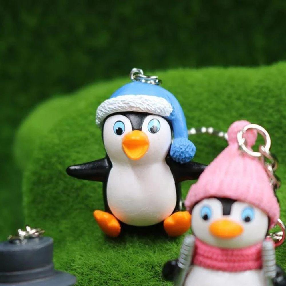 Móc Chìa Khóa Hình Chim Cánh Cụt Dễ Thương Sáng Tạo Cho VANES1