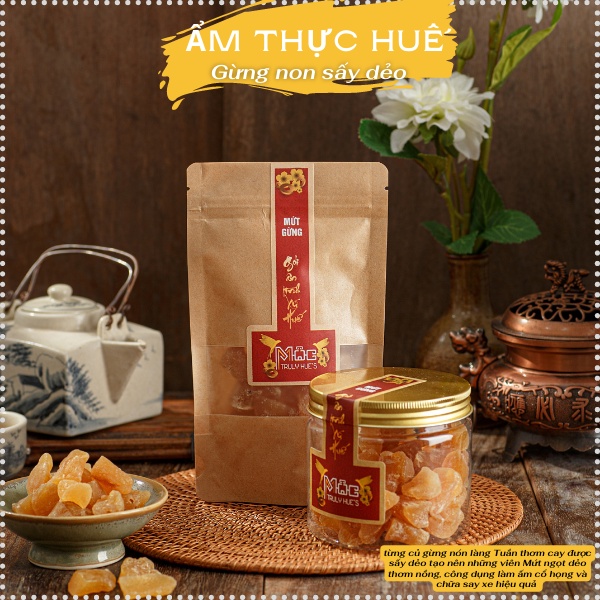 [VSATTP] Mứt Gừng Sấy Dẻo Thơm Cay - Mộc Truly Hue's