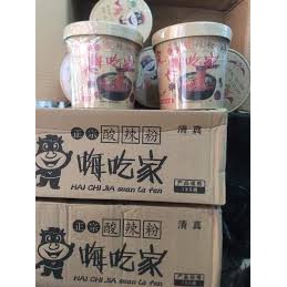 Lẻ: 1 hộp miến chua cay Trùng Khánh