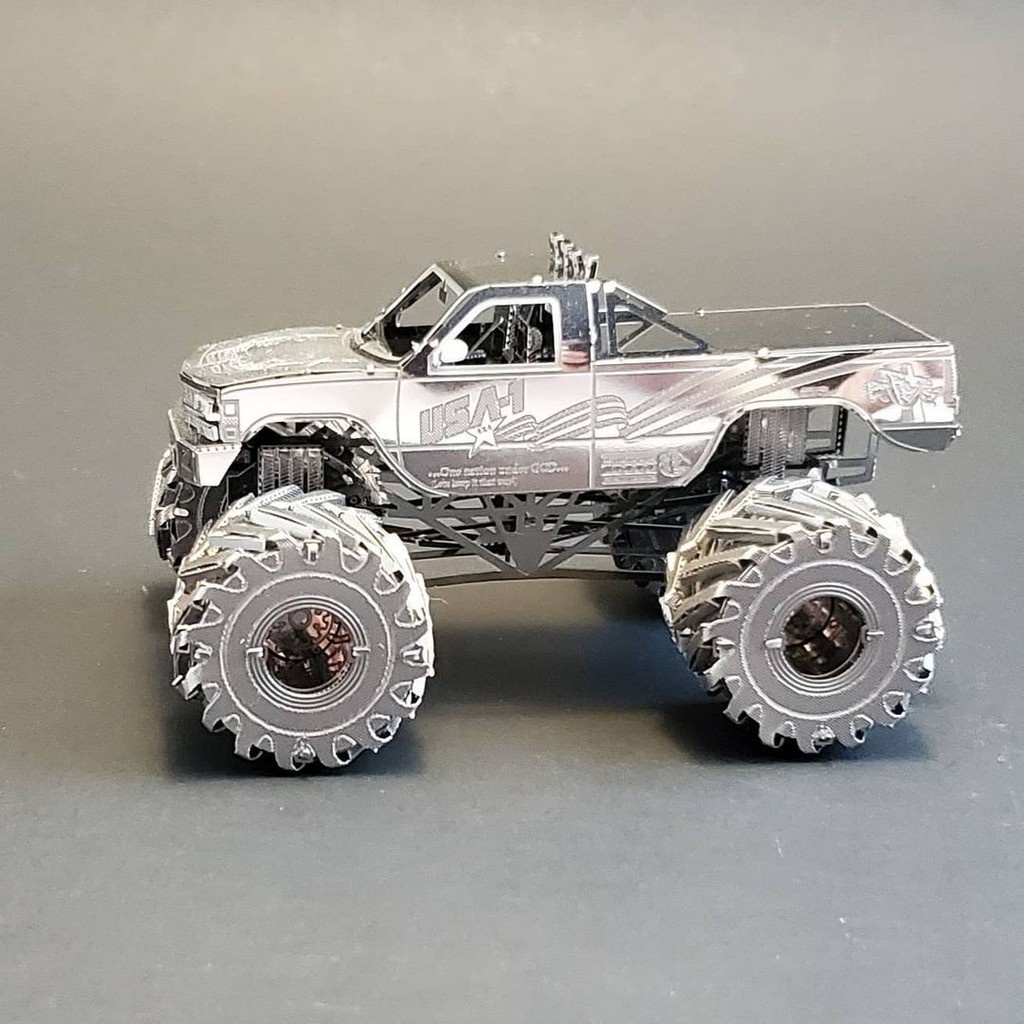 Mô Hình Lắp Ghép 3D Kim Loại Xe Quái Vật Monster Truck