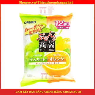 Thạch hoa quả Orihiro dai giòn, nhiều hương vị trái cây hàng nội địa Nhật Bản