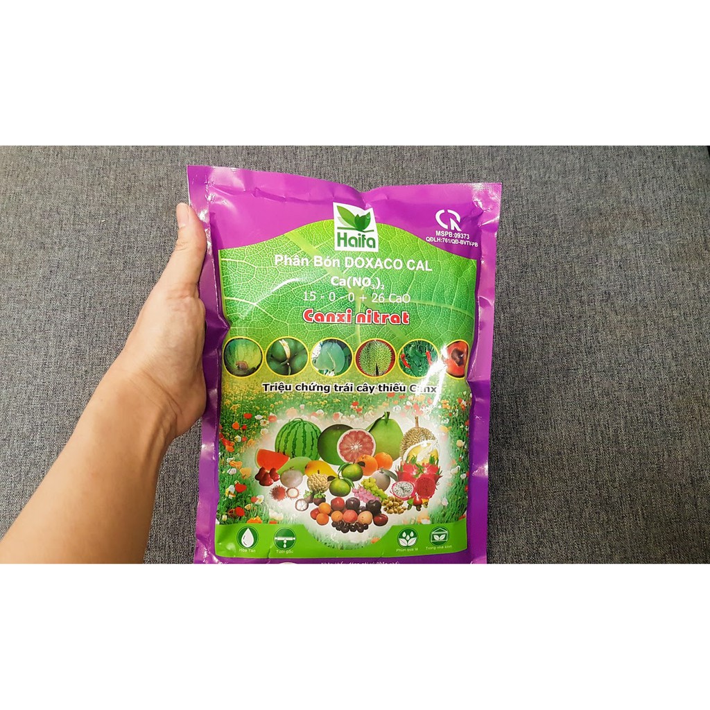 Phân bón Canxi Nitrat NPK 15-0-0+26 CaO bổ sung Canxi cho cây.