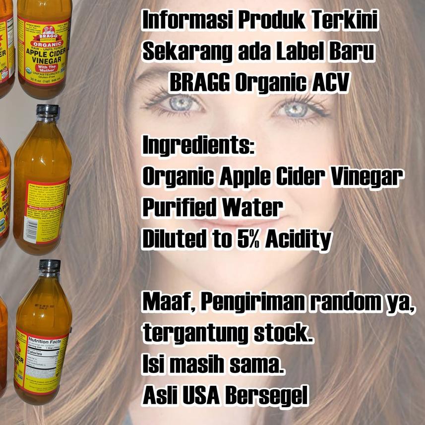 Braggg Apple Cider Vinegar 946 ml / Organic Expired 2025