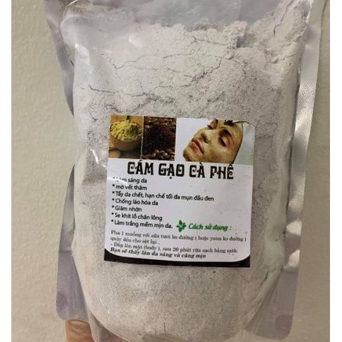 1kg Cám gạo cà phê tẩy da chết toàn thân