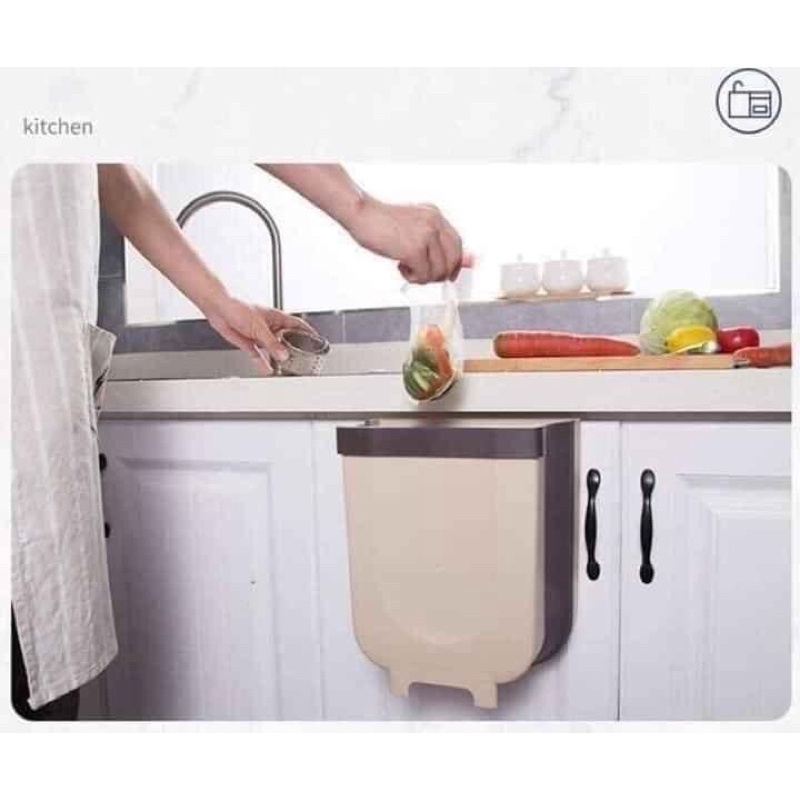 thùng rác gấp gọn thông minh