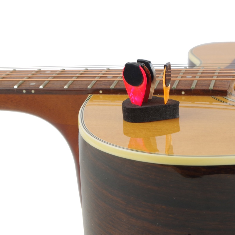 Hộp Đựng Miếng Gảy Đàn Guitar Tự Dính Kèm 4 Miếng Gảy Đàn