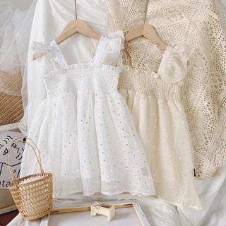 [CÓ ẢNH THẬT] Váy công chúa đính đá lấp lánh cánh tiên cho bé  - A4 - Sonakids