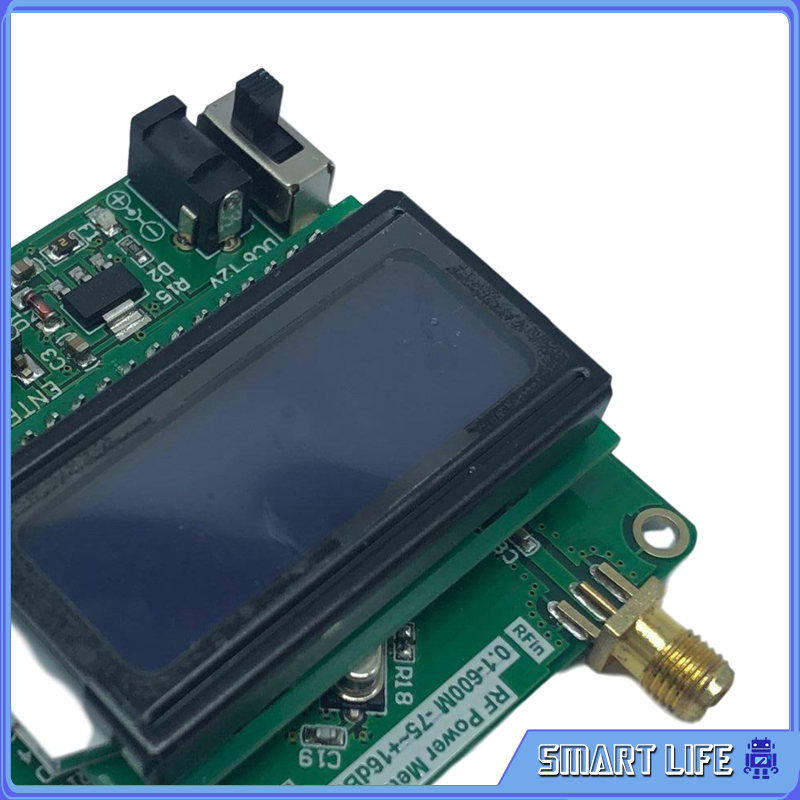 [Smart Life 🔑]LCD Backlight Digital Display RF Power Meter Module -75~+16dBm Aluminum