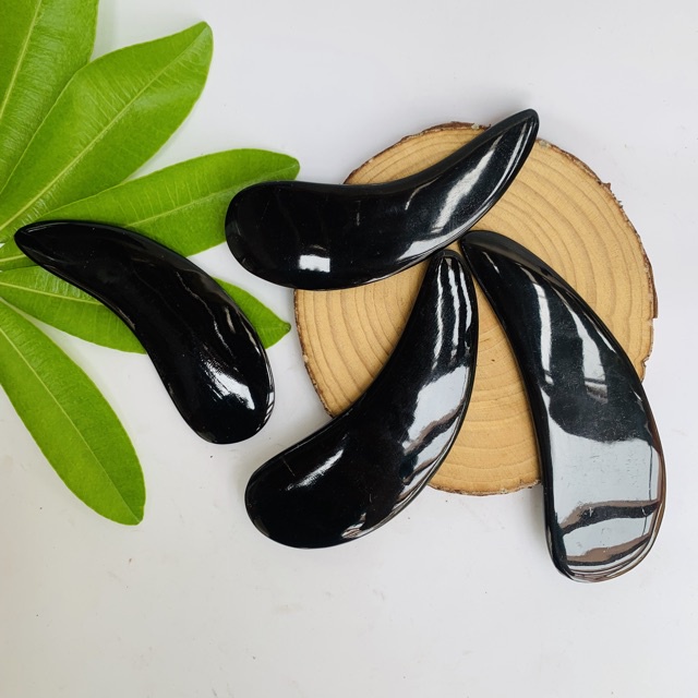 Cạo gió dẹp - THẺ ĐIỆN CHẨN BẰNG SỪNG -  chữa bệnh qua da trên vùng mặt và toàn thân HAHANCO MH829