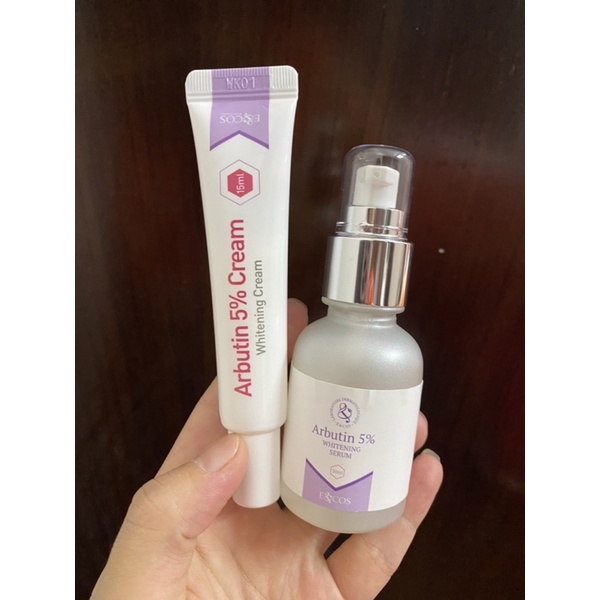 Serum ECOS Arbutin 5% dưỡng trắng da mờ thâm chống lão hoa