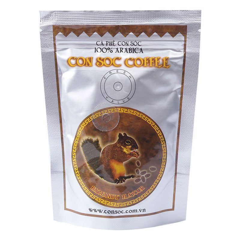 Cà Phê Con Sóc Nâu Dạng Bột Gói 500G/ 250G/ 100G