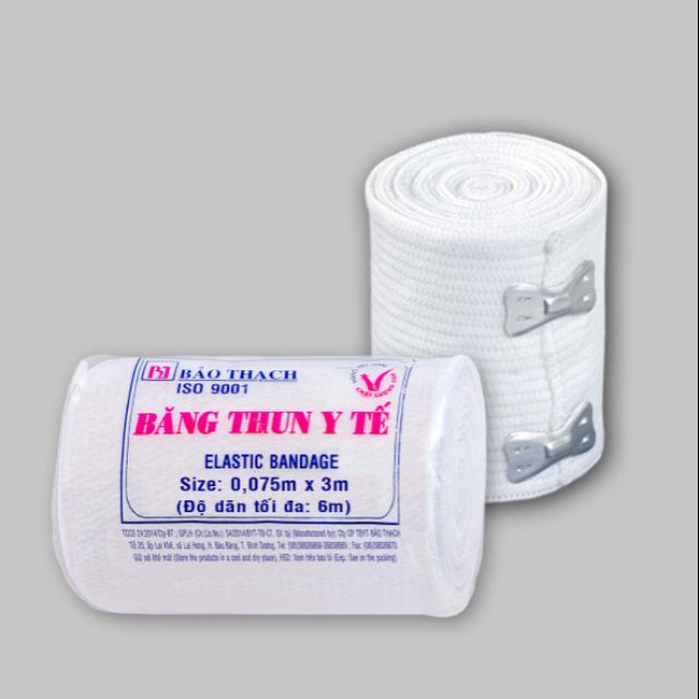Băng thun y tế Bảo Thạch 2 móc - 3 móc CHIìNH HAÞNG