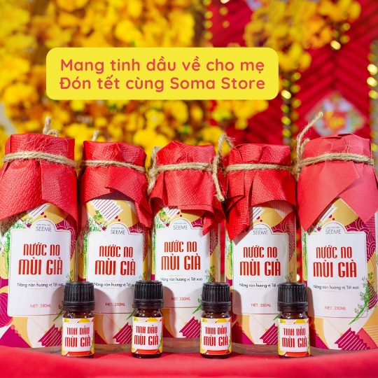 Tinh Dầu Mùi Già Nước No Mùi Già Thơm Nhà Khử Mùi Tẩy Uế Ngày Tết Soma TD37