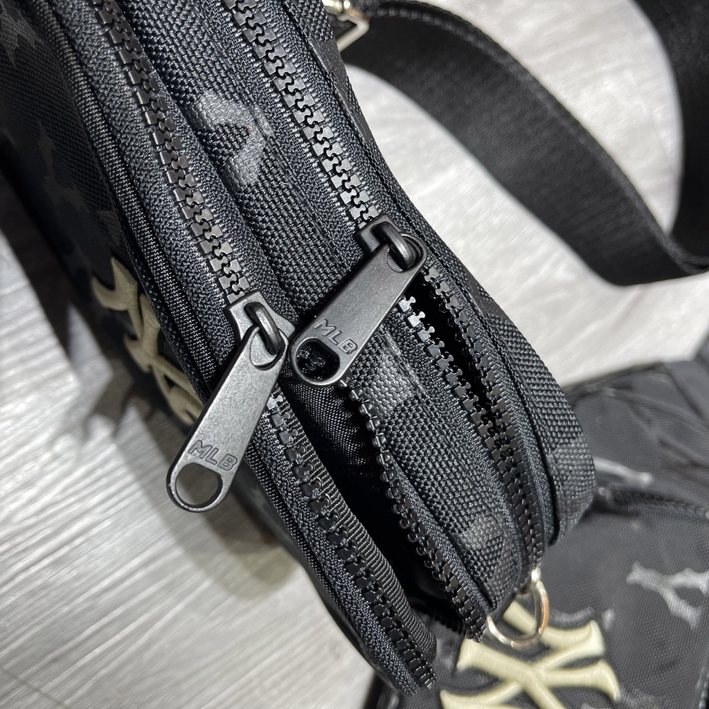 [ HÀNG MỚI VỀ ] Combo Túi đeo chéo / Túi bao tử NY MONOGRAM WAIST BAG BLACK  - MÃ MỚI NHẤT | ẢNH THẬT | HÀNG XUẤT DƯ