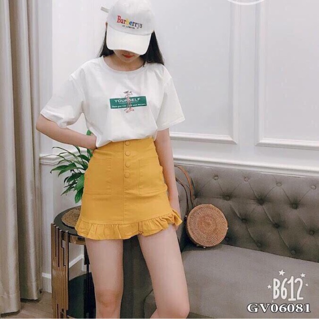 Chân váy thô đuôi cá