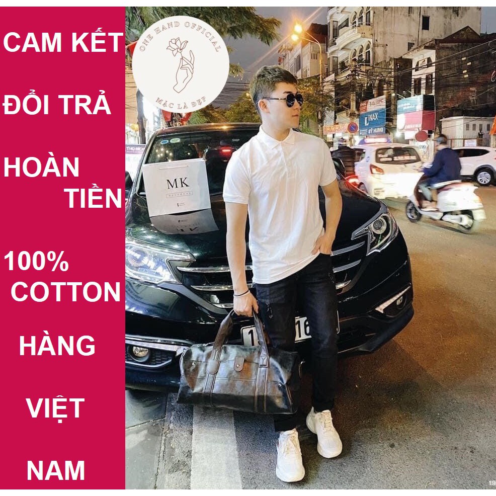 Áo POLO Thun Nam Trơn Ngắn Tay Cổ Bẻ Văn Phòng - Áo Thun Nam, Áo Phông Nam Cá Sấu Loại Đẹp