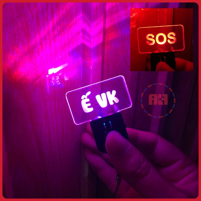 Móc khoá tên theo yêu cầu, móc khoá chữ led theo yêu cầu