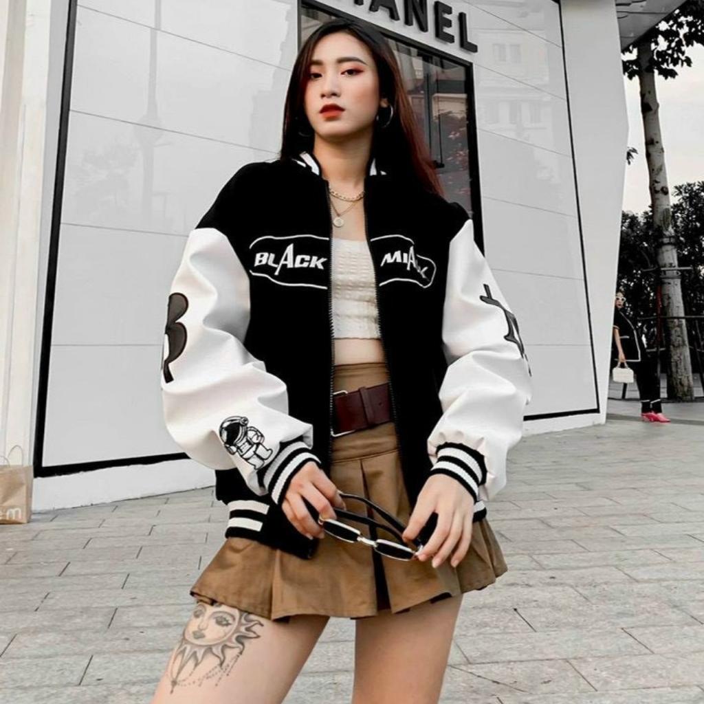 Áo khoác dù nam nữ AKD36 BLACK LECHAU bomber jacket 2 lớp unisex form rộng ulzzang streetstyle hottrend rẻ đẹp xịn