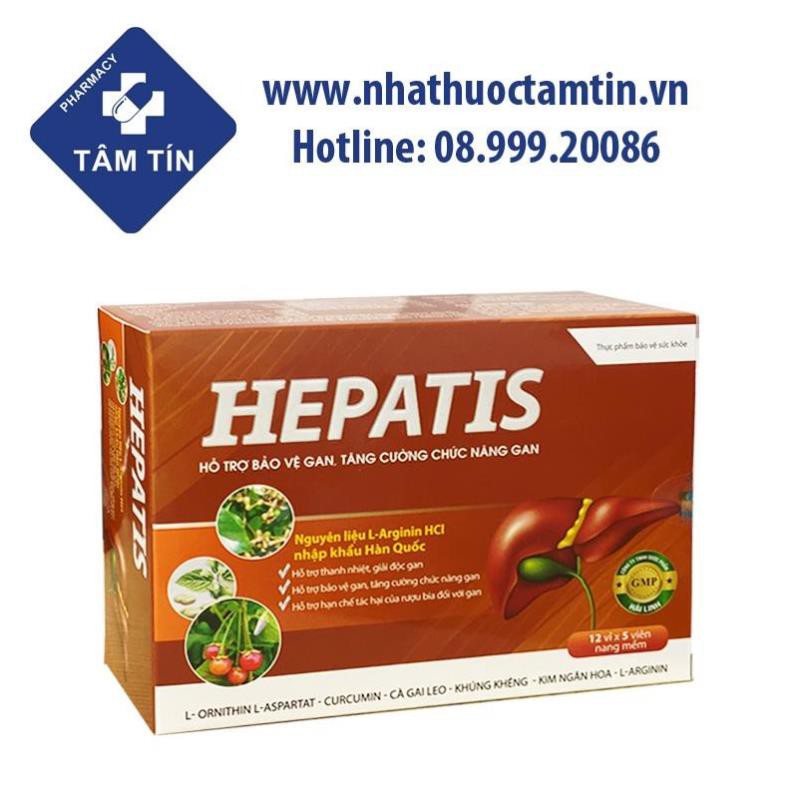 Hepatis - Bảo Vệ Gan, Tăng Cường Chức Năng Gan - HỘP 60 VIÊN