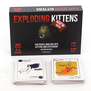 KingdomToys - Combo mèo nổ đen Exploding Kittens + 4 bản mở rộng