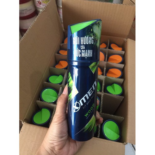 xịt khử mùi x-men wood 150ml